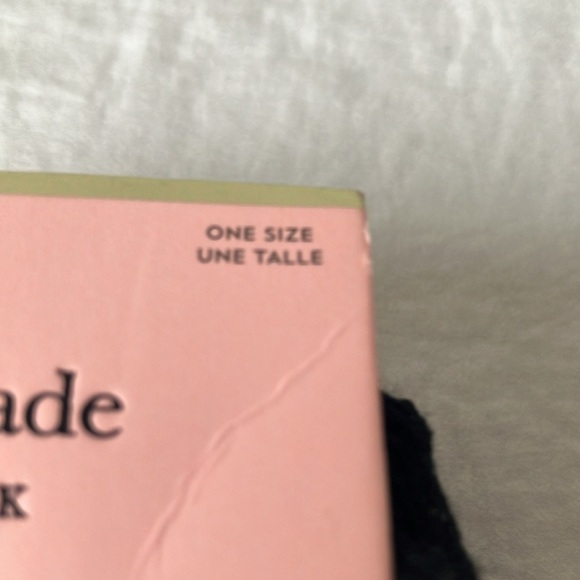 Kate Spade: 2 pair Black Barre Socks- grip bottom- open on top- one size - Picture 12 of 16